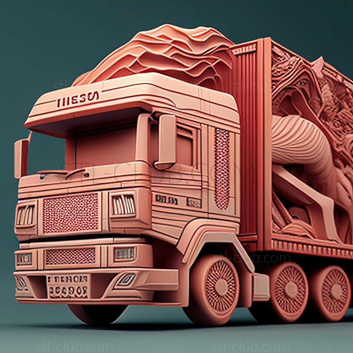 3D модель Mitsubishi Fuso Rosa (STL)